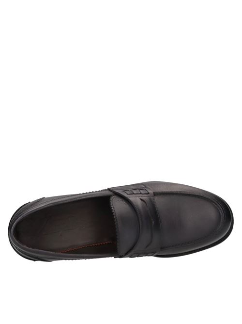 Mocassini in pelle MORGILLO | MARTINI-924/01B VIT.BLU SCURO